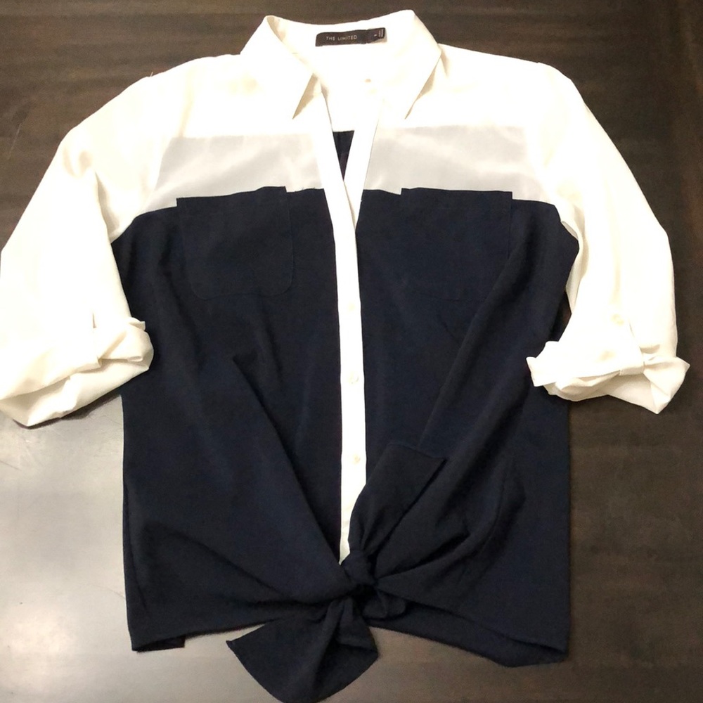 The Limited Tie Blouse